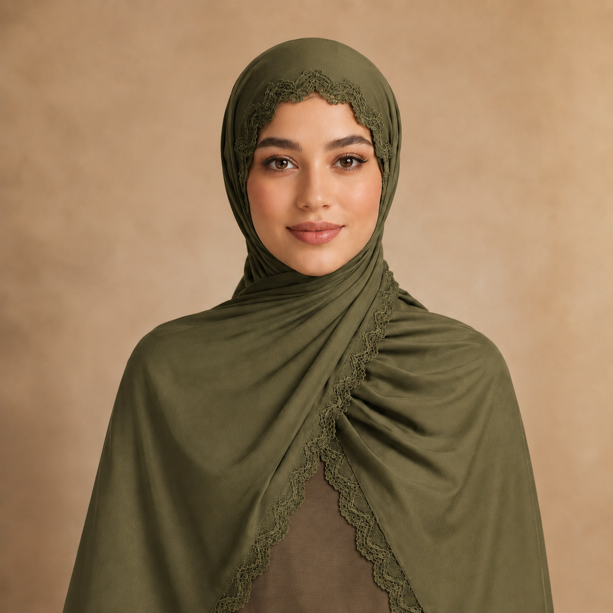 Noura Lace Jersey Hijab