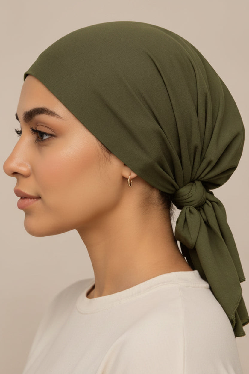 Premium Jersey Hijab mit passendem Bonnet