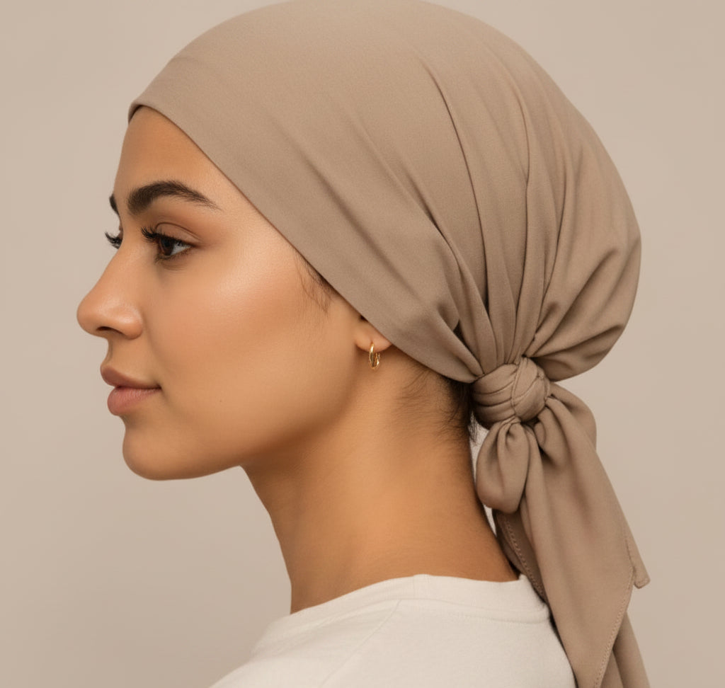 Premium Jersey Hijab mit passendem Bonnet