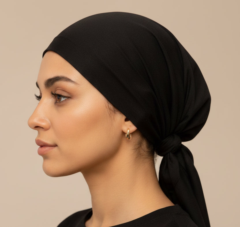 Premium Jersey Hijab mit passendem Bonnet