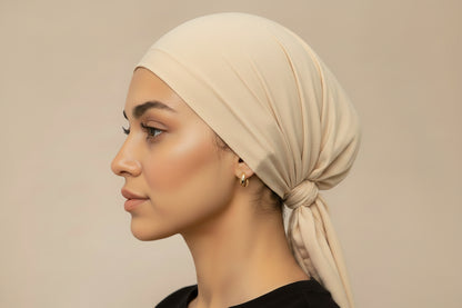 Premium Jersey Hijab mit passendem Bonnet
