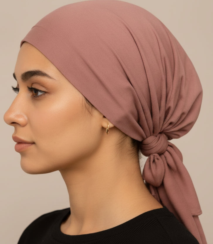 Premium Jersey Hijab mit passendem Bonnet