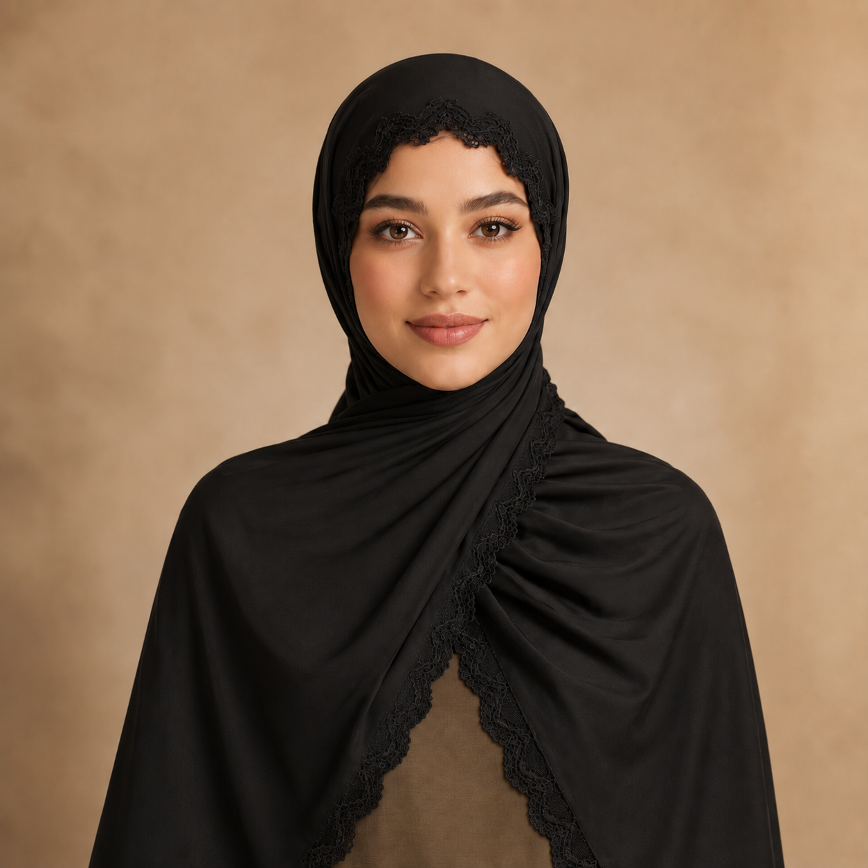Noura Lace Jersey Hijab