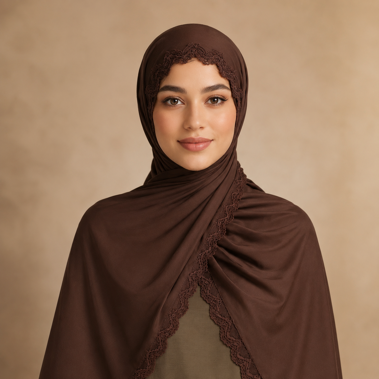 Noura Lace Jersey Hijab